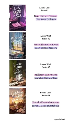 Losers' Club Series is finally complete 🥹🤧 #inksteady #inksteadystories  #inthemidstofthecrowd #mistakeswecantlaughabout #wordswritteninwater #couldhavebeenbutneverwas #wattpadforyou #fyp #losersclubseries #katriv 