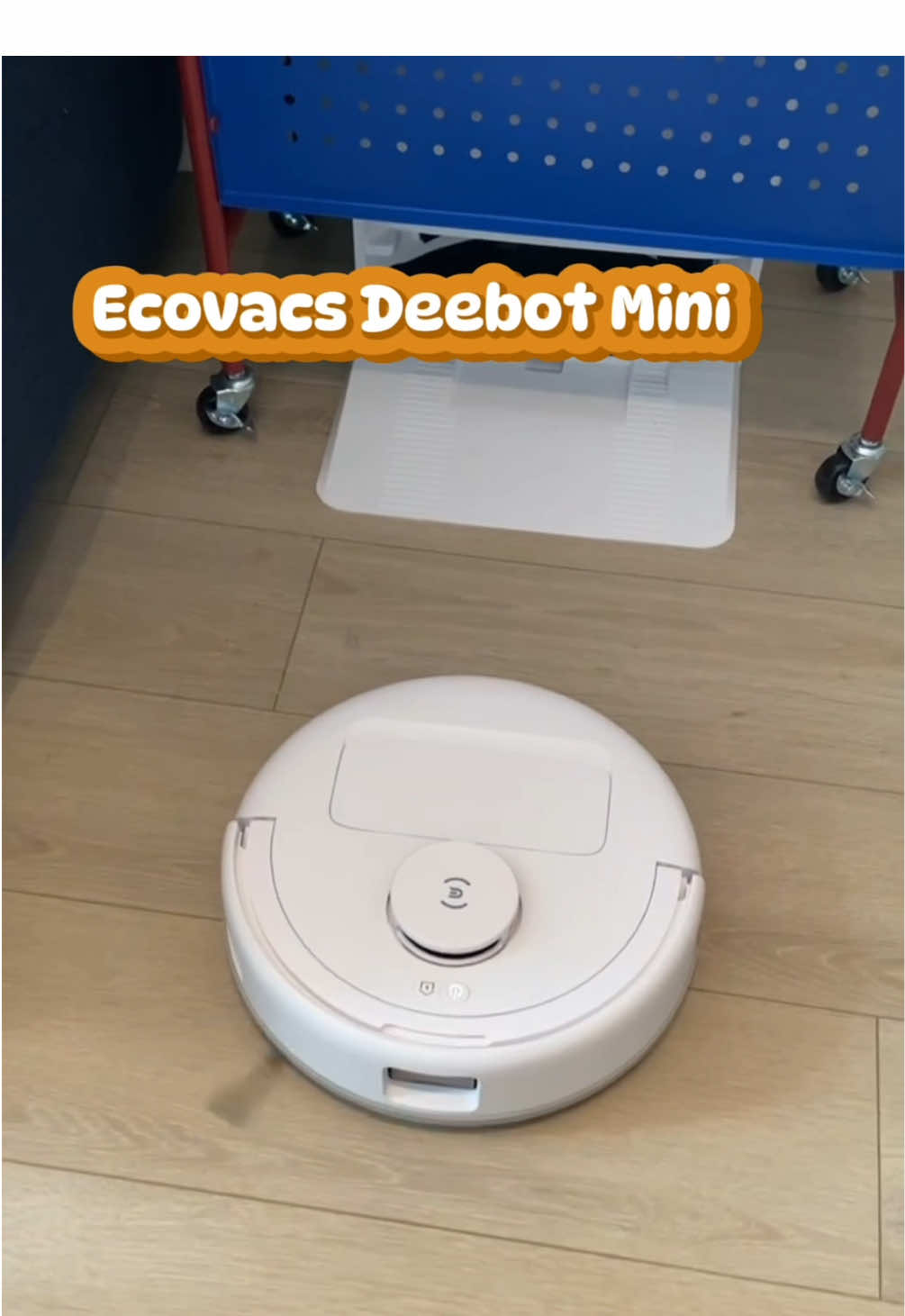 Nhà chật đồ nhiều? Đừng lo, em Robot Ecovacs mini luồn lách như ninja, tự đổ bụi - giặt giẻ - sấy khô luôn 😎 Nhỏ mà có võ thiệt sự! #robot #ecovacs_mini