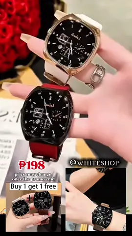 Buy one get one free! Men's and women’s silicon watch elegant fashion high appearance  price may change once the promo end #watch  #relo #buy1take1watch  #buy1get1free 