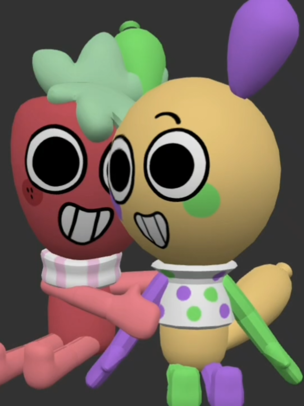 test animation #berryfunny  #dandysworld #looey #sprout #prisma3d 
