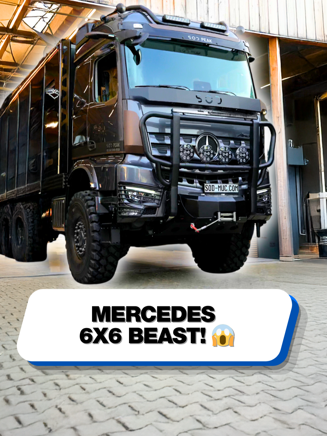This is taking glamping to a whole new level... 😍 #mercedes #SOD #peak #6x6 #RV #glamping #luxury #luxurylifestyle #rvlife #cartok #customcars #truck #trucktok #camping #luxurylife #6x6truck #supercarblondie