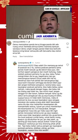 Klarifikasi Denny Sumargo terkait tuduhan yg terkesan memojokkan Dj Panda, KEREN BANGET DENSU!
 Respek banget, sudah banyak orang yg datang di podcast densu dimana mereka di titik 0, hancur, ditinggalkan semua orang, kena sangsi sosial... dari pengalaman beliau, MEREKA mendapat kesempatan ke-2 untuk bangkit, bersinar & jadi versi terbaik dari pembelajaran hidup yg telah diterima. #djpanda #dennysumargo #densu #podcast #klarifikasi #erikacarlina 