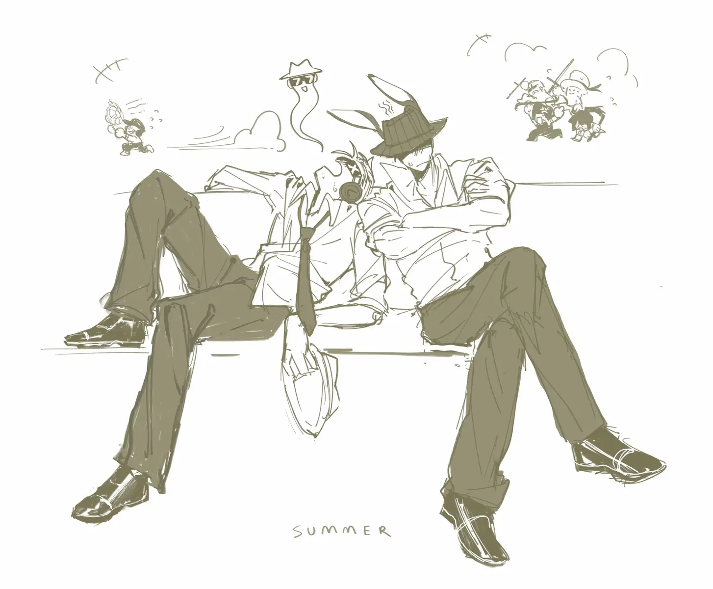 I want to draw more but I kind of have to lock in for school so I can only come up w low quality doodles 😞 #forsakenroblox #forsaken #doublefedora #roblox #robloxart #mafioso #forsakenchance #dreamgame #forsakenoc 