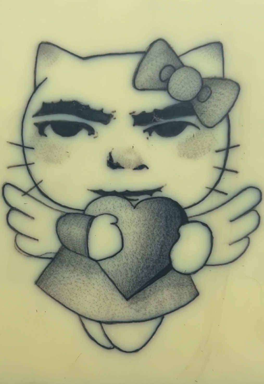 контура плачут #тату #tattoo #ябытожезаплакалесливыгледелтакбратан #fyp 