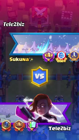 Ma game contre Sukuna l’équipe 😱#clashroyale #cr #deckclashroyale #fyp #pourtoi #sukuna 