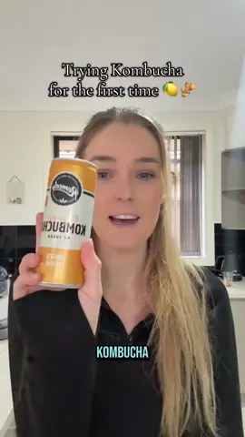 Trying Kombucha for the first time.  I haven’t ever tried Kombucha before and I decided to pick up this @remedydrinks Kombucha Lemon and Ginger 🍋🫚 it was a really strange taste at first but I got used to it after and also it is all natural ingredients, organic and no sugar.  It was also made in Melbourne.  #tastetest #kombucha #firstimpression #drinktok #uktoaustralia #movingabroad  #tryingsomethingnew #wellness #Lifestyle 