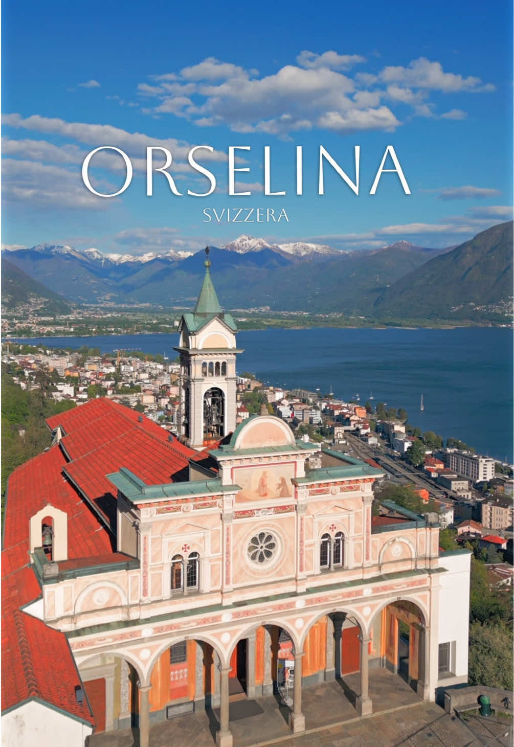 Above the Lake 🏔️ Beneath the Sky ⛅️ High above the lakeside town of Locarno, the Santuario della Madonna del Sasso clings to the cliffs of Orselina, quietly guarding a sacred secret.  Legend says the Virgin Mary appeared here in the 15th century, and ever since, it’s drawn pilgrims and poets alike — not just for its spiritual weight, but for its staggering views across Lake Maggiore. Inside, quiet chapels glow with frescoes and candlelight. Outside, the world feels paused — domes, stone paths, rustling cypress. A place where devotion meets design, and where silence and serenity stir emotion and devotion. Arrive by funicular 🚡 but leave feeling transported in a different way ⛅️ 📍 Madonna del Sasso, Orselina, Switzerland 🇨🇭 @Ticino Turismo  🎥 @Parsa Ara 