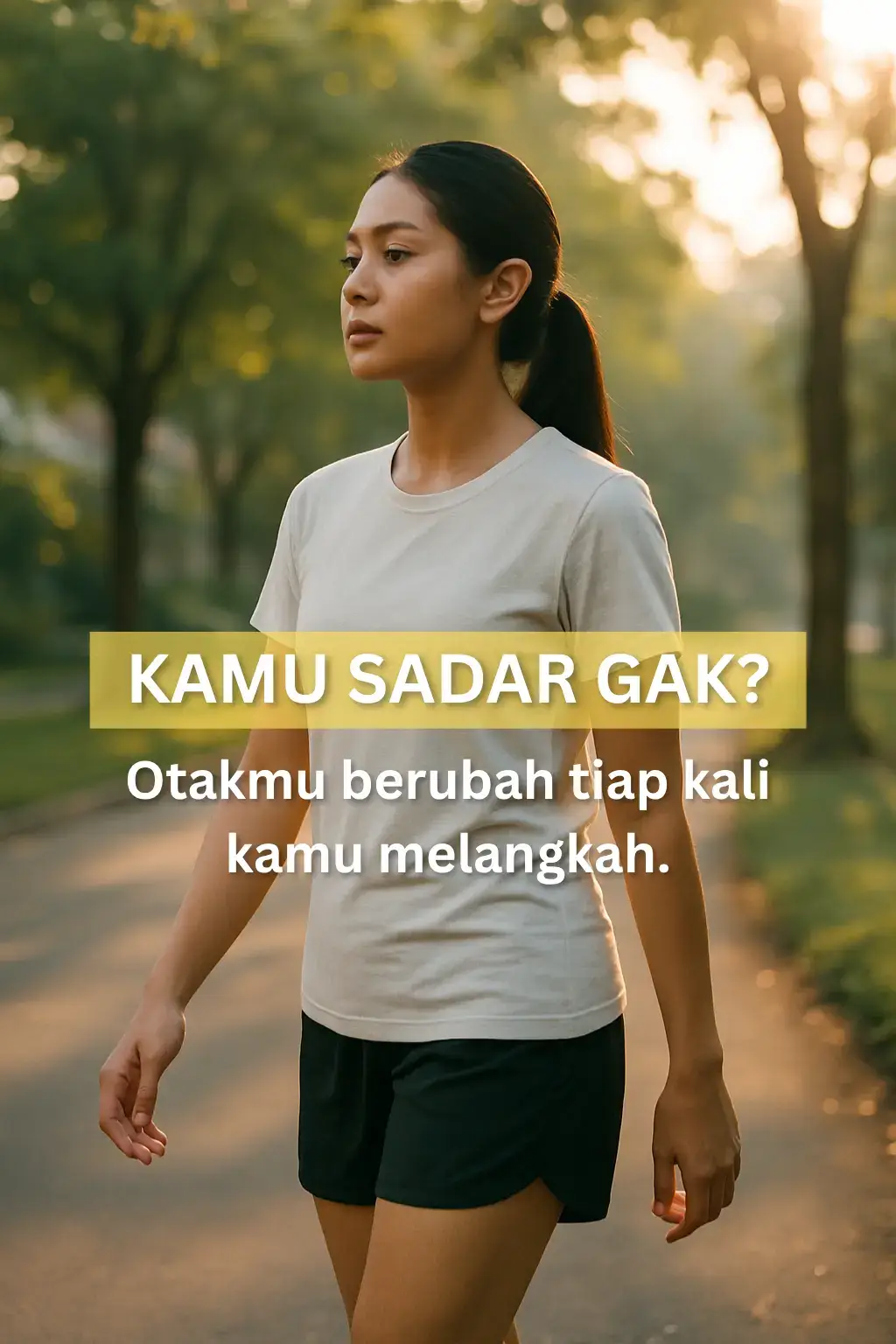 Jalan kaki, pulang bawa tenang. #jalankaki #jalanpagi #jalansore #mindfulwalking  #silentwalk #silentwalking #edukasi