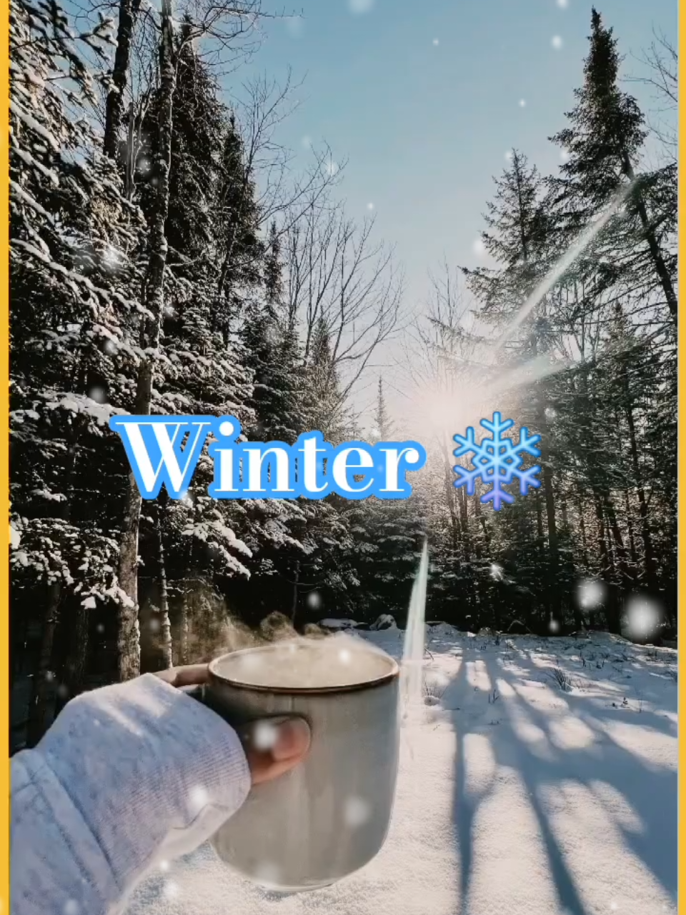 Winter vibes ❄️  #wintervibes #winter  I like winter it's makes me nostalgic 😌 