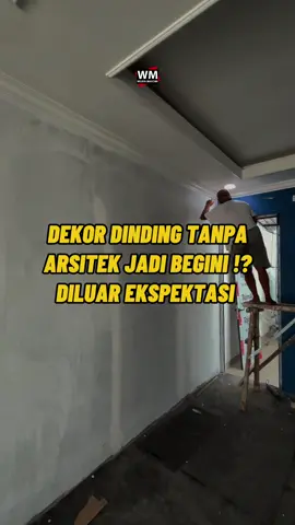 Dekor dinding tanpa arsitek apa jadinya?jadinya ya tetap bagus dong,kalian bisa pake jasa survey dan konsultasi sama teknisi kita,yuk yang mau pasang juga komen aja ya #wallpanel #wallboard #pvcwallboard 