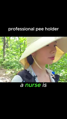 I was holding in my pee during hiking