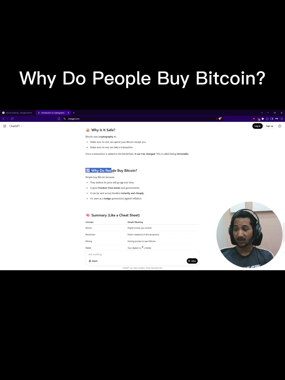 Why Do People Buy Bitcoin? Watch complete video by clicking here: https://youtu.be/NGd9PRGFh7w Note: If you don't find the link then search 