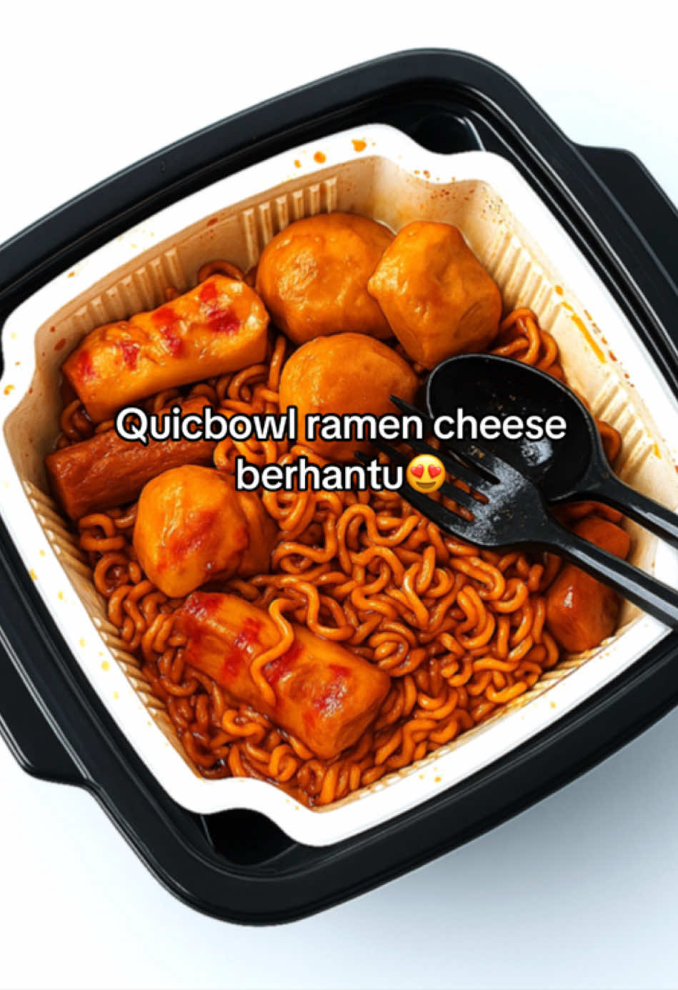 sedap gilerrr tapi jangan makan selalu tau ! 😭 #quicbowl #ramencheese #cheese #ramen 