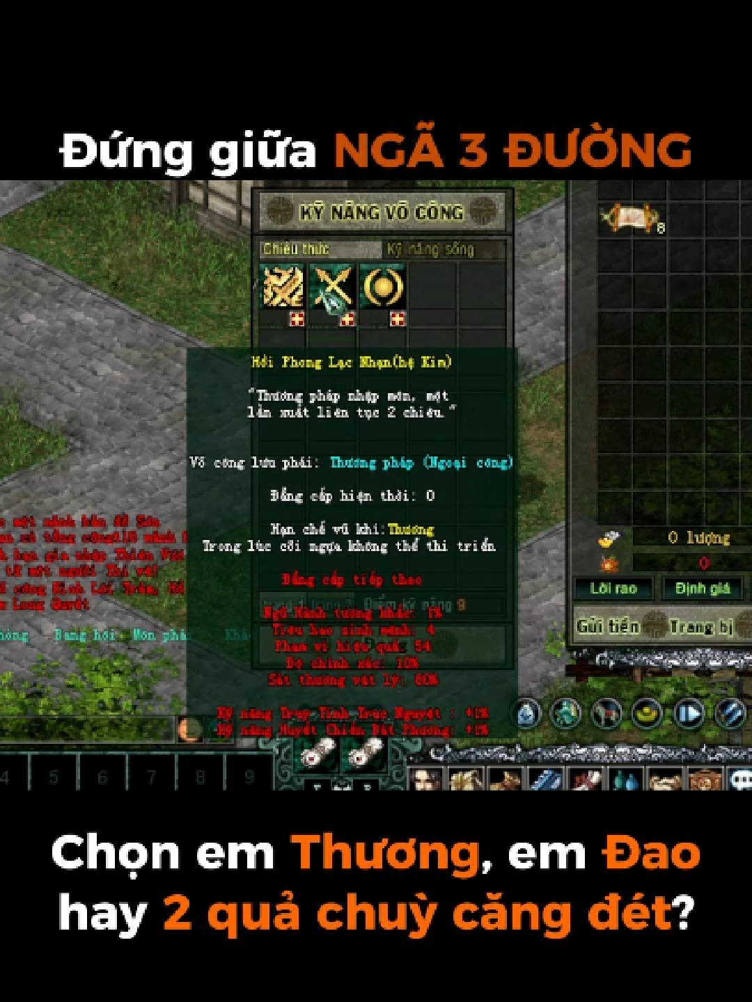 Ai rồi cũng đứng giữa những ngã rẽ cuộc đời mà thôi. kkk#volam #volamtruyenky #volamtruyenky1