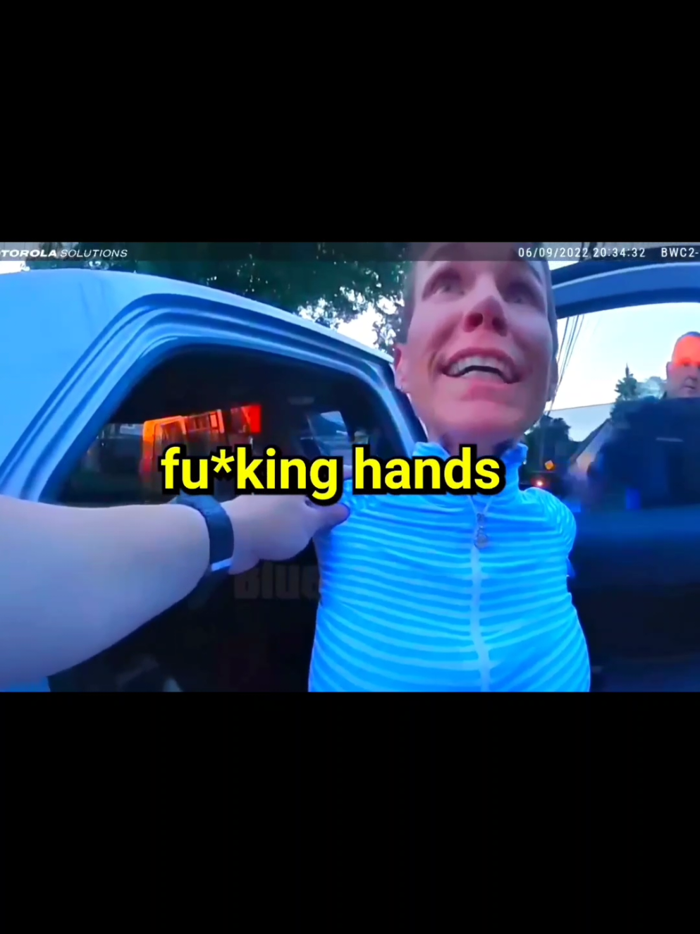 Aggressive Karen gets what she deserves #CapCut #karens #bodycam #part1 