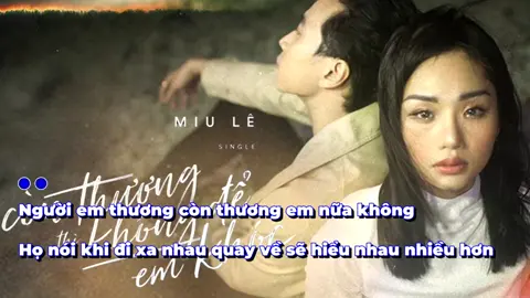 KARAOKE | Còn Thương Thì Không Để Em Khóc - Miu Lê x Đạt G #conthuongthikhongdeemkhoc #conthuongthikhongdeemkhockaraoke #miule #datg #viral #viraltiktok #hatkaraoke 