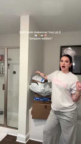 bathroom makeover haul pt.2 *amazon edition* 🛁⚜️🦢🩰 *everything in my amazon storefront* #bathroommakeover #bathroomdecor #bathroomremodel #bathroomorganization #bathroomdesign 