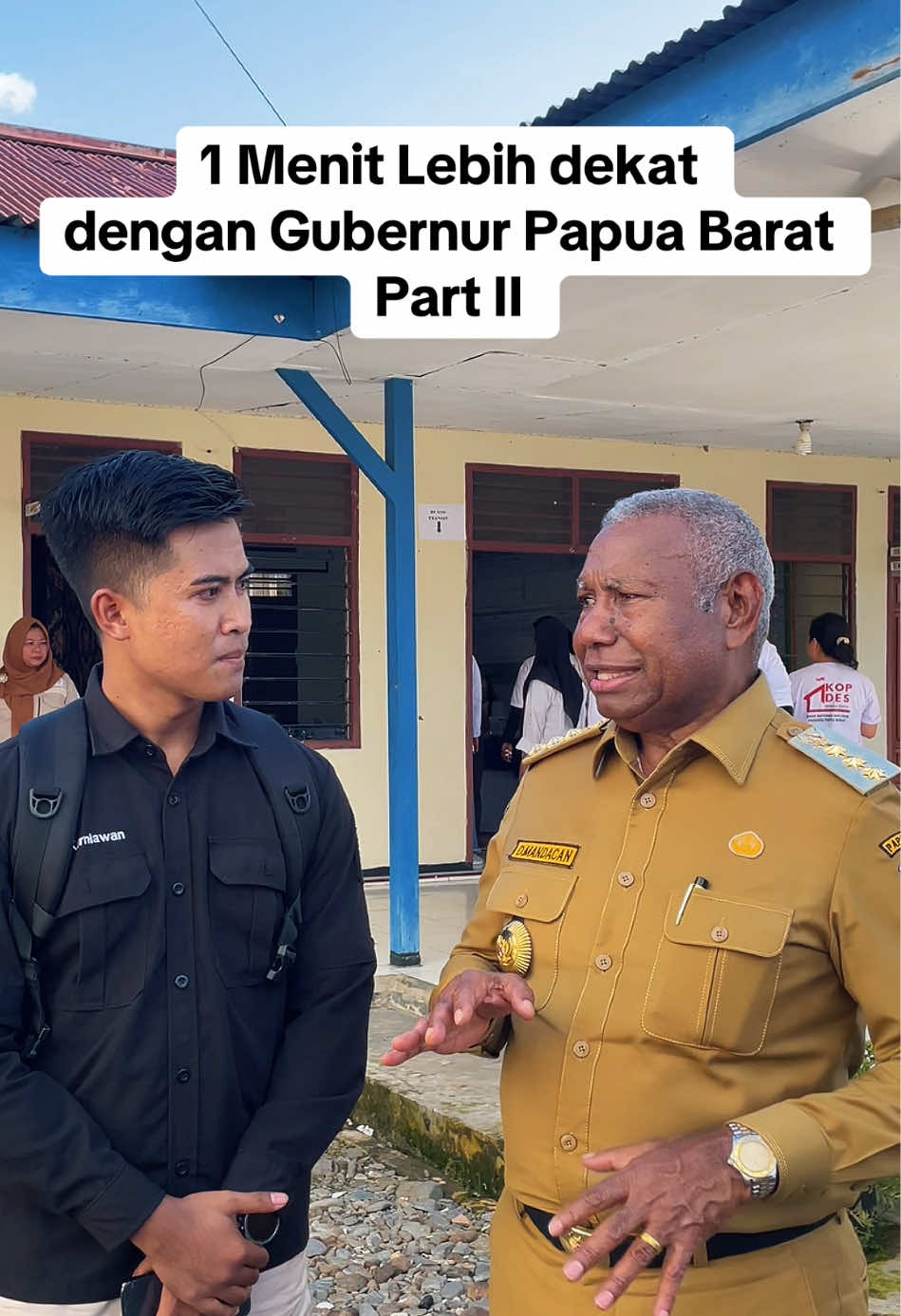 1 Menit Lebih dekat dengan Bapak Gubernur Papua Barat #fyp #tniindonesia🇮🇩 #tni #papua #tniad 