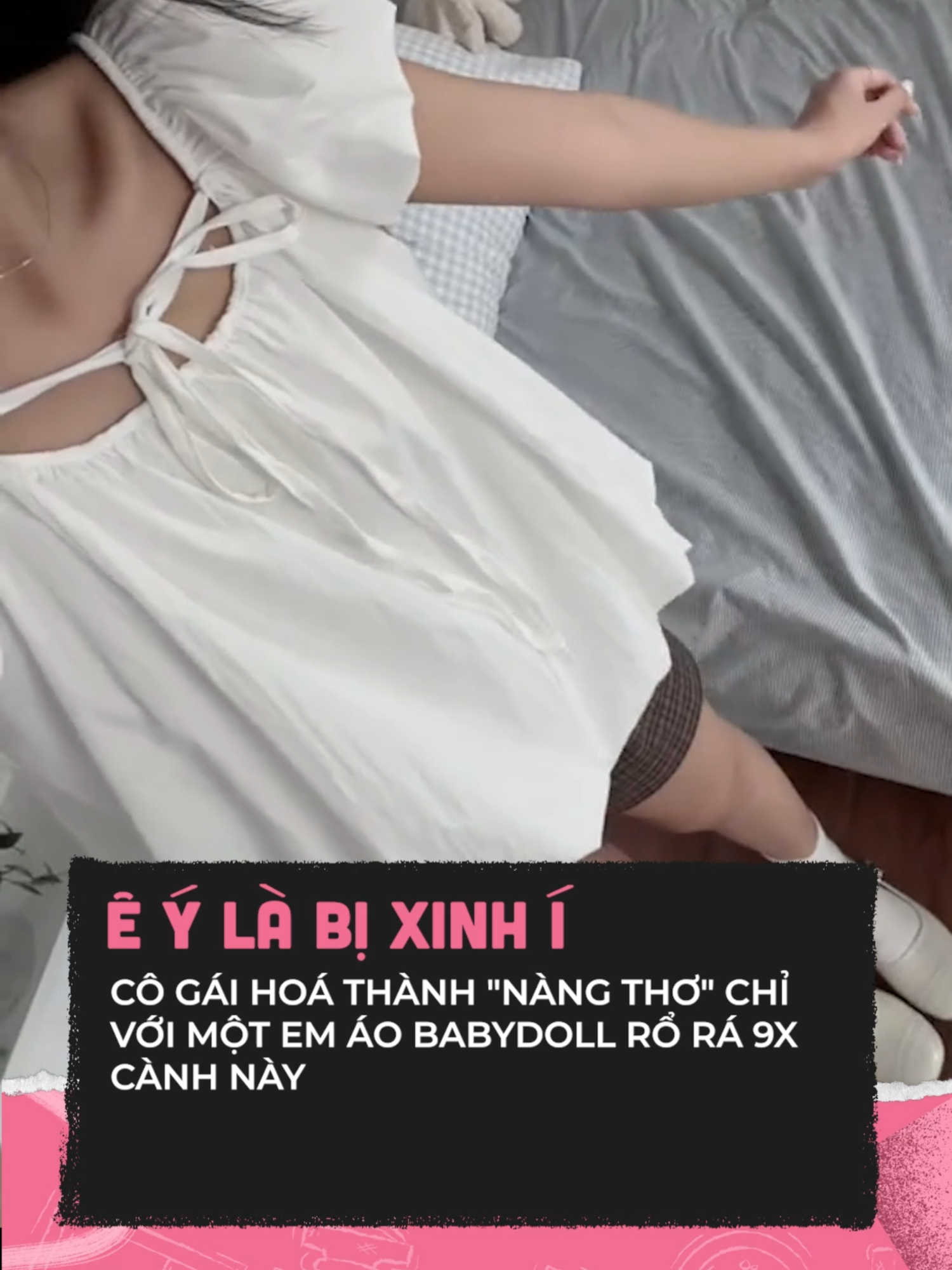 Mê cái vibe mà em áo này toả ra #clmedia #celebnetwork #clbeauty #beauty #BeautyTok #style #fashion #fashiontiktok #babydoll
