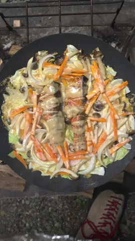 〆まで美味しいマヨちゃんちゃん焼き🐟🔥 レシピはコメント欄に記載してます✍️ #tiktokfood #camp #outdoor #cooking #キャンプ #料理 #レシピ 