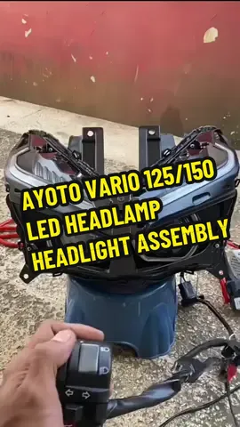 AYOTO VARIO 125/150 LED HEADLAMP🔥 #ayoto #vario #click #click125 #click150 #vario125 #vario150 #variomodifikasi #varionistyindonesia #highquality #legit #affiliate #affiliatemarketing #tiktokshop #fyp #toptrending 