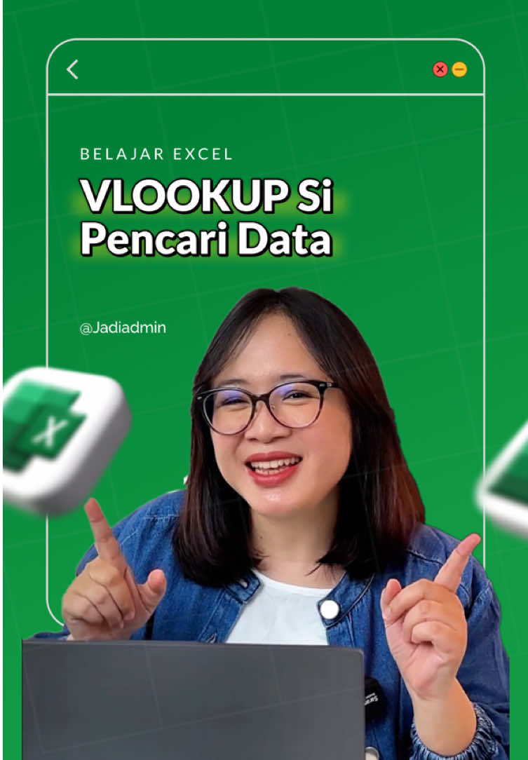 Pusing lihat data karyawan yang susah dicari? 😩  Kamu butuh VLOOKUP! Rumus sakti ini bisa menyulap tabel biasamu jadi database interaktif.  Ini bukan cuma trik, tapi skill wajib buat jadi jago Excel. Simpan videonya biar nggak lupa! #JagoExcel #BelajarVlookup #TrikExcel #ExcelUntukKerja #ExcelPemula  