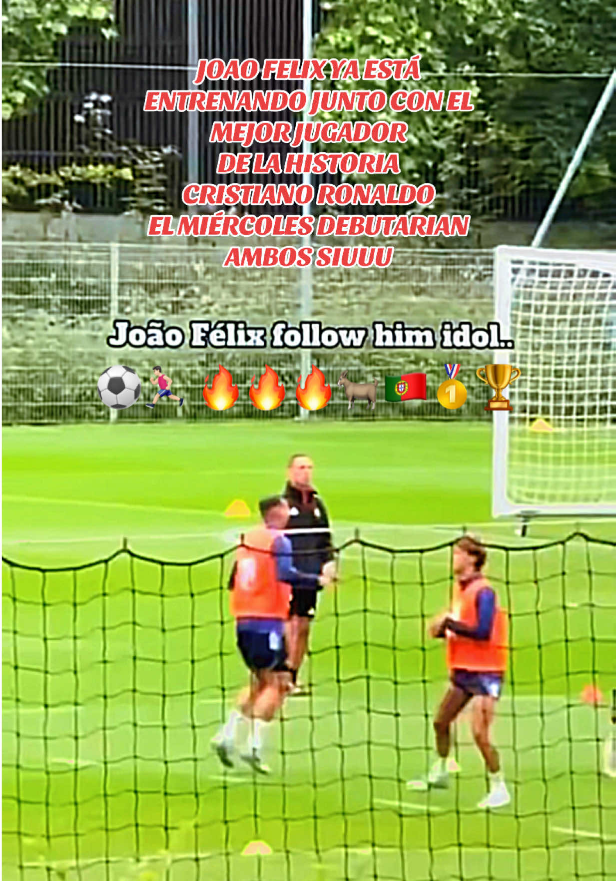 CRISTIANO RONALDO Y JOAO FELIX ENTRENANDO JUNTOS HOY 2025 #futbol #Soccer #joaofelix #joaofelixedit #joãofélix #cristianoronaldo #cristianoronaldo7 #cristianoronaldosfans1 #cr7 #cr7cristianoronaldo #cr7fans #alnassr #alnassrfc #alnassrfc #alnassr_fc #alnassrcr7 #entrenando #training #joãofelix @نادي النصر السعودي 