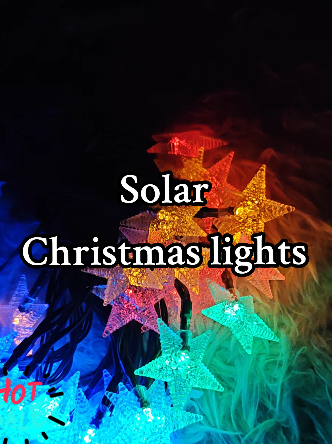 Solar Christmas lights  go, check out na 😊  #christmaslights #solarchristmaslights #ledlight #christmas 