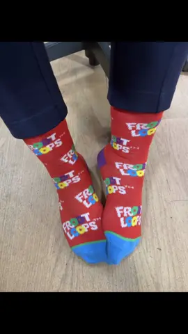 Sock girl 😜 Happy Monday  #fyp  #childhoodmemories  #favcereal #frootloops  #socks 