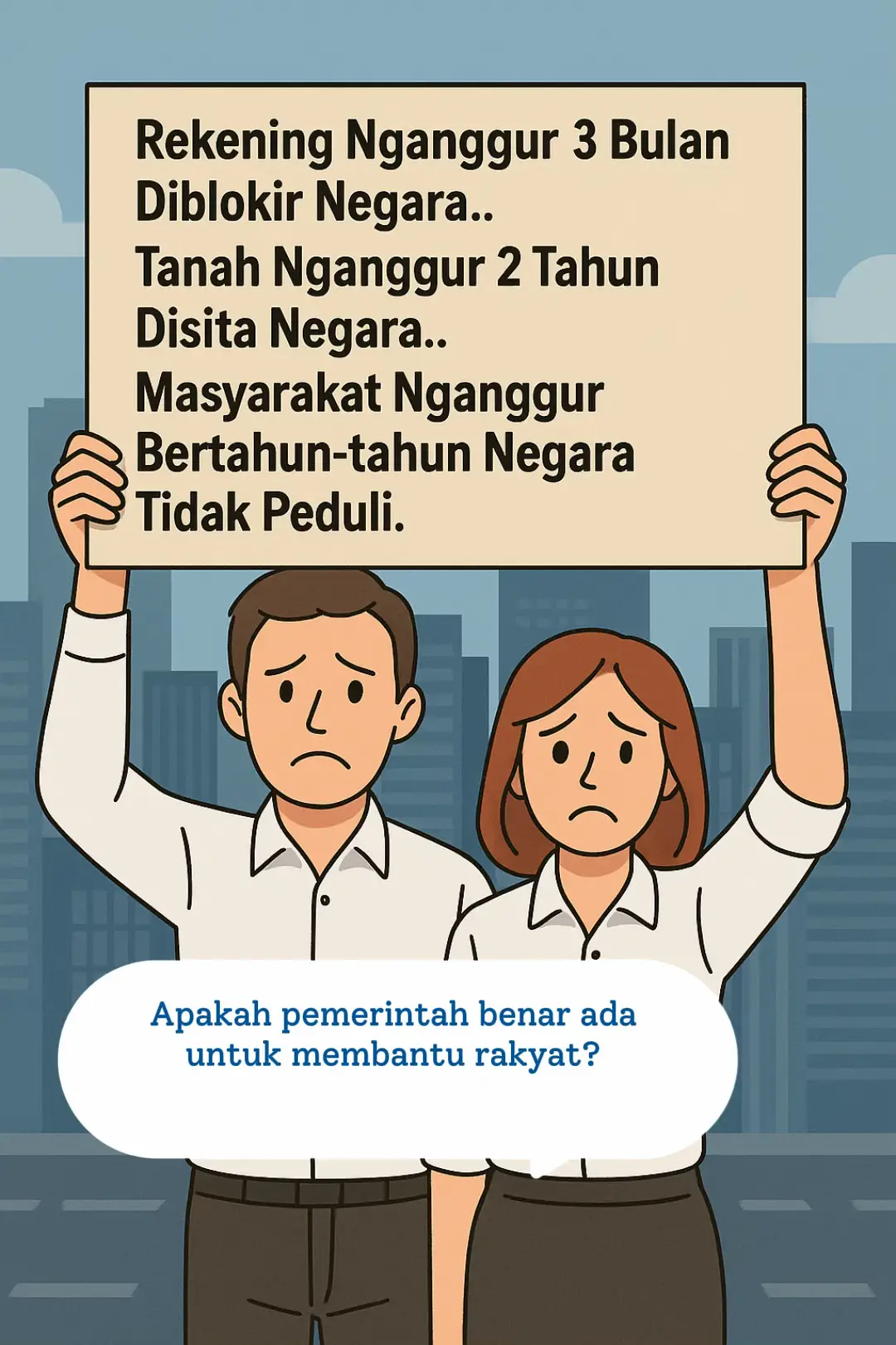 Data BPS: per Februari 2025, ada 7,2 juta pengangguran di Indonesia. Sebagian besar dari mereka adalah anak muda usia produktif.  Ironisnya, banyak yang sudah sarjana, tapi tetap kesulitan cari kerja. Pengangguran bukan hanya masalah individu. Ini juga soal tanggung jawab kolektif, terutama pemerintah. (Mereka bukan tidak mau bekerja. Mereka hanya tidak punya akses dan kesempatan).  Apakah pemerintah benar-benar ada untuk rakyat?  #pencarikerja  #pengangguran  #loker  #kemiskinan  #pemerintah 