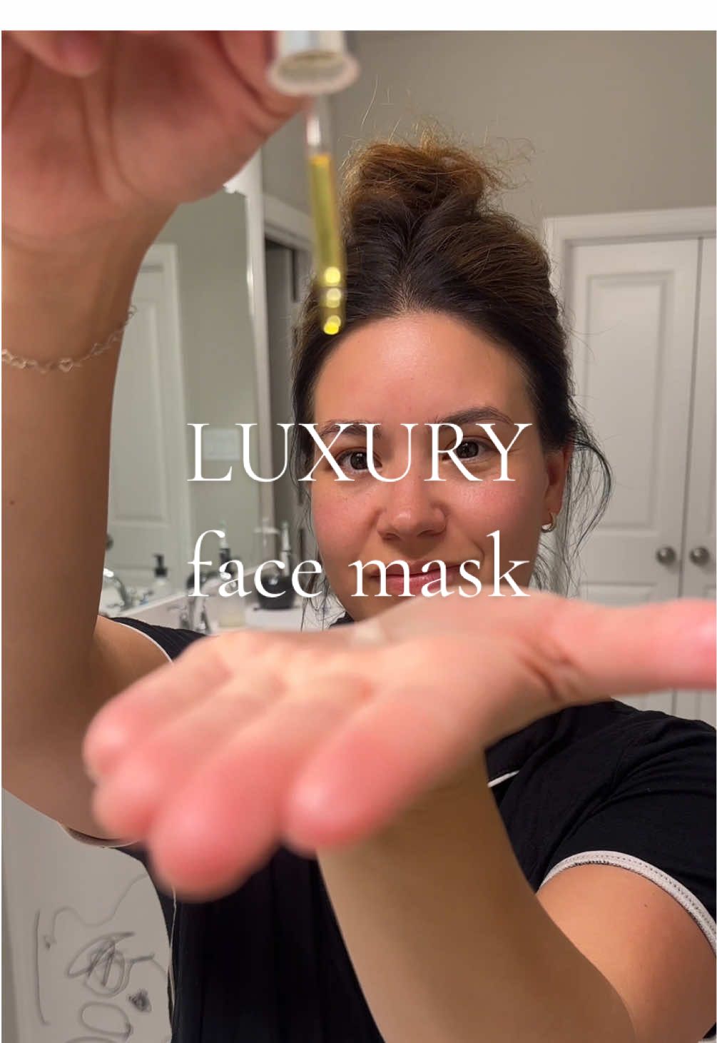 My skin's favorite nighttime ritual Worth every drop. @naturabisse Oil + mask combo linked in bio! #SkincareRoutine #naturabisse #luxuryskincare #NighttimeGlow 