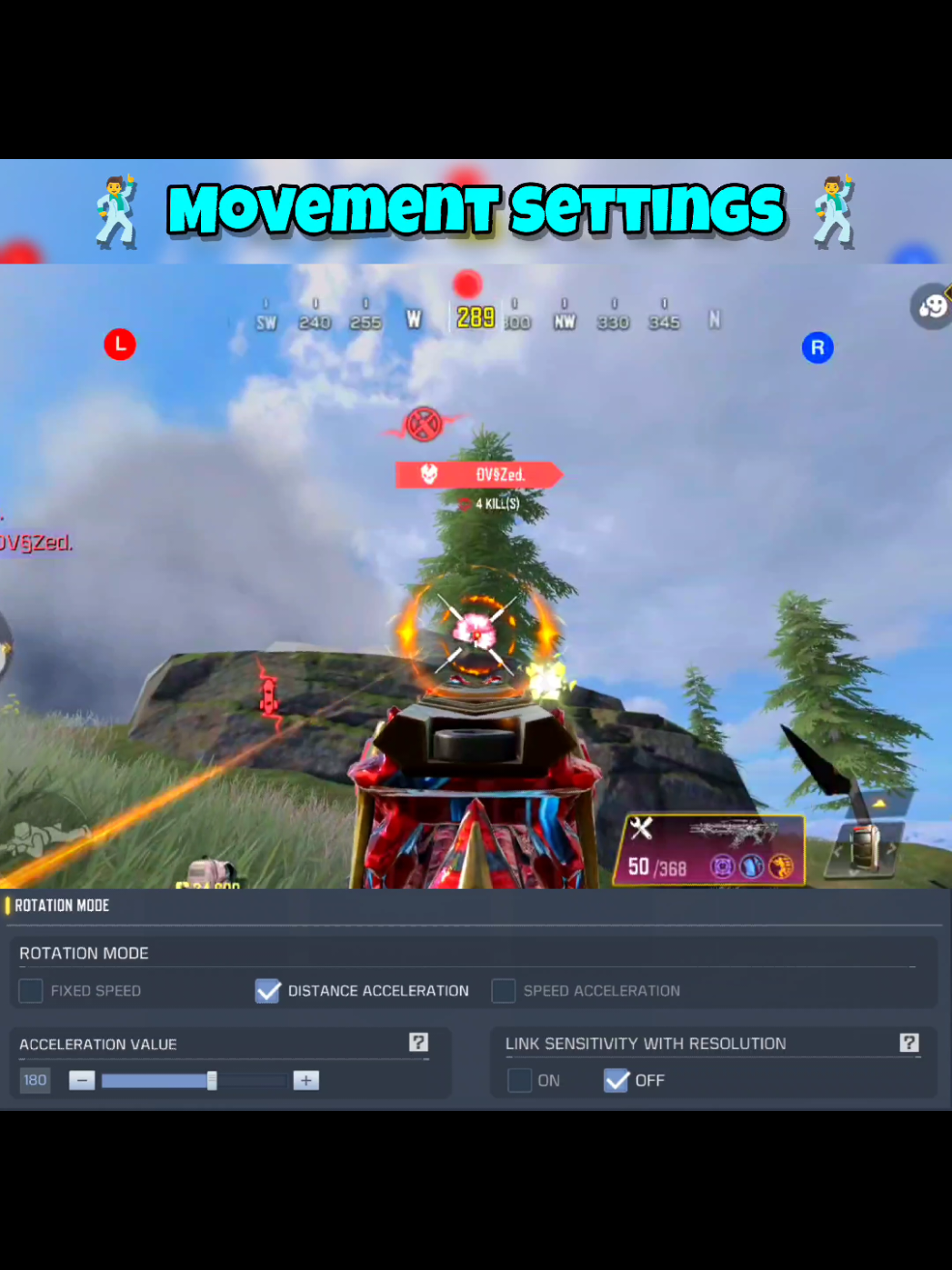 🕺 Movement Settings 🕺🐰 #cod #codm #codmobileclips #codmobile #callofduty #codmph #callofdutymobile #callofbunnie #codmsensitvity 
