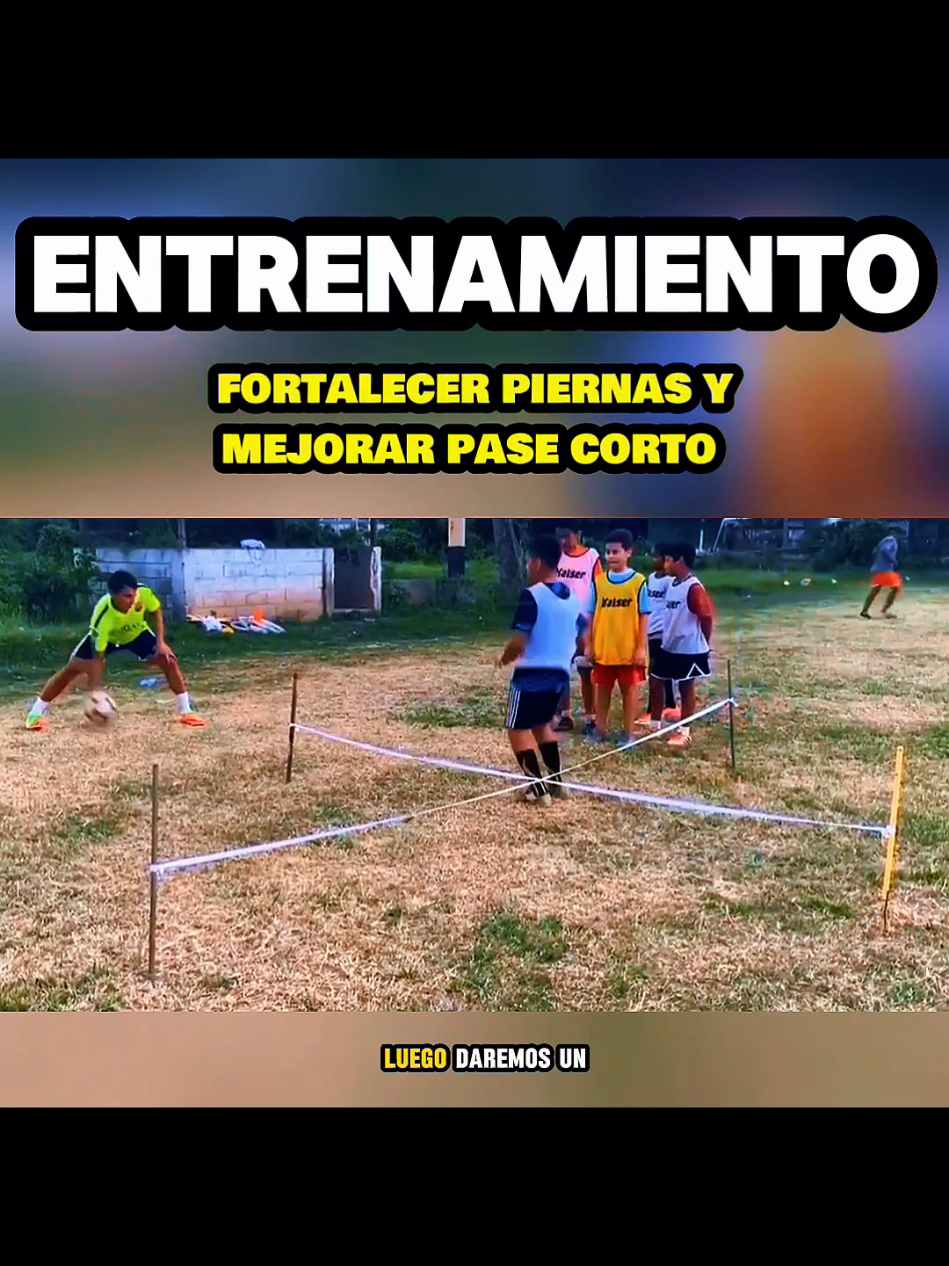 Mejoravla potencia en piernas y el pase en corto con este ejercicio, categoría U12+#futbol #Soccer #viraltiktok #usa #training 