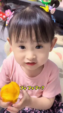 7+7+7=？😅🤣😂 #人类幼崽  #家有萌娃 #童言童语  #教育   #斗智斗勇的日 #斗智斗勇的日常熊孩子  #解压  #看一遍笑一遍  #上热搜 #上热门  #万万没想到 #逗你一笑 #逗你一笑吟巴烦恼忘掉  #逗你快乐笑一笑🥰   #每天一笑烦悩忘掉  #笑死  #万万没想到 #一定要看到最后 #专治不开心  #熱門   #推薦 