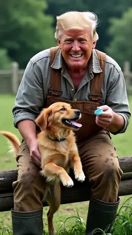 Trump with family 🐕 Gar #viralvideo #foryou #presidenttrump #usa #funnytrump #crazytrump 