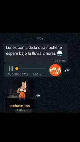La otra noche te espere bajo la lluvia 2 horas ⛈️ #goku #ia #cover #musica #fyp #parati #lunes 