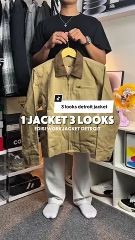 Cukup dengan jaket 100rban udah bisa dapet looks secakep ini woii🌝 — #rekomendasi #workjacket #detroit #jaket #alternative #carhartt #fyp 