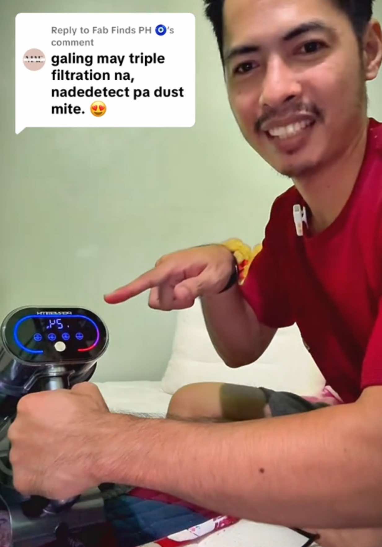 Replying to @Fab Finds PH 🧿 #perysmith #dustmites #dustmitesvacuumcleaner #vacuum #vacuumcleaner #perysmithv30pro @PerySmith/PH 