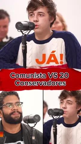 Comunista VS 20 Conservadores #comunista #comunismo #conservador #conservadorismo #zonadefogo #debate 