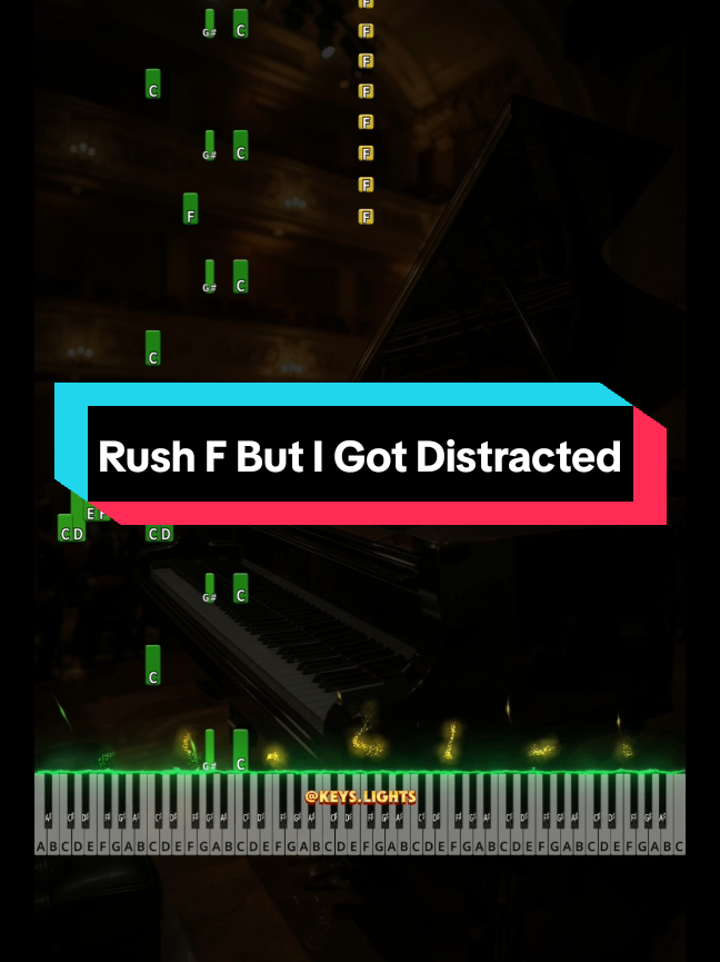 🔴 Rush F But I Got Distracted (Advanced Piano Tutorial) #piano #pianotutorial #easypiano #easypianotutorial #rushf 