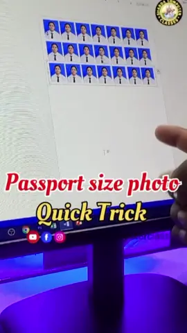how to design passport size unlimited pictures in one minutes in Ms word 