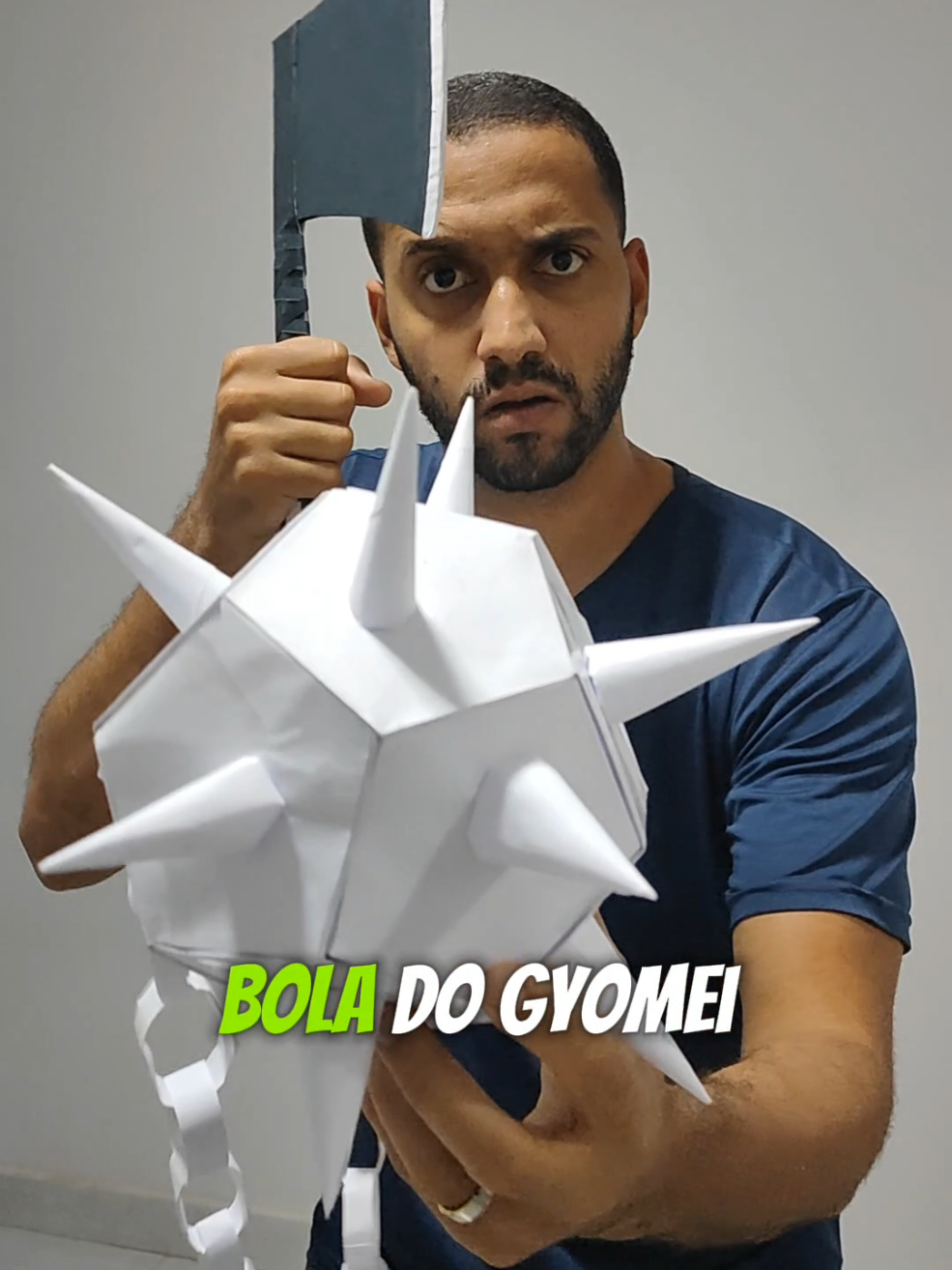 Episódio 78 - Como Fazer as armas do Gyomei PARTE 2 #foryou #viral #fyp #fy #gyomei #tutorial #demonslayer 