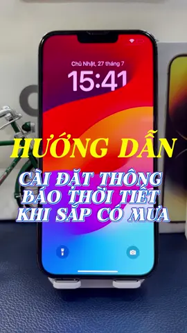 Cài đặt cho mùa mưa 🌧️🌧️#meohayiphone 