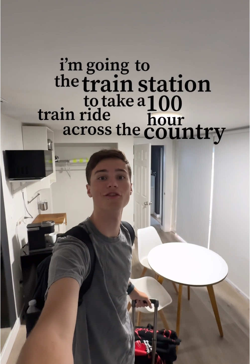 Getting on the first train to NYC… just the beginning of a 100+ hour journey from Miami to LA. All for a burger 🍔🚆 #fyp #train #traveltok #travel #downtownmiami #miami #fl #losangeles #la #ca #tallahassee #amtrak #ianosterhaus #100hourtrain #californiazephyr #amtraktrain #crosscountry #bucketlist #railtravel #longtrainride #innout #nyc #miamitonyctrain #newyork #newyorkcity #silvermeteor #hopefullyimakeitthroughthattrainridealive 