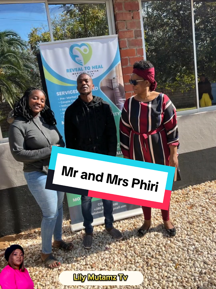Mr and Mrs Phiri ❤️ Thank you Jesus for this healing process. Reveal to Heal has offered counselling and therapy sessions to the Couple.  God has brought us this far. .. God bless you all for the supoort and Love towards the Phiris.