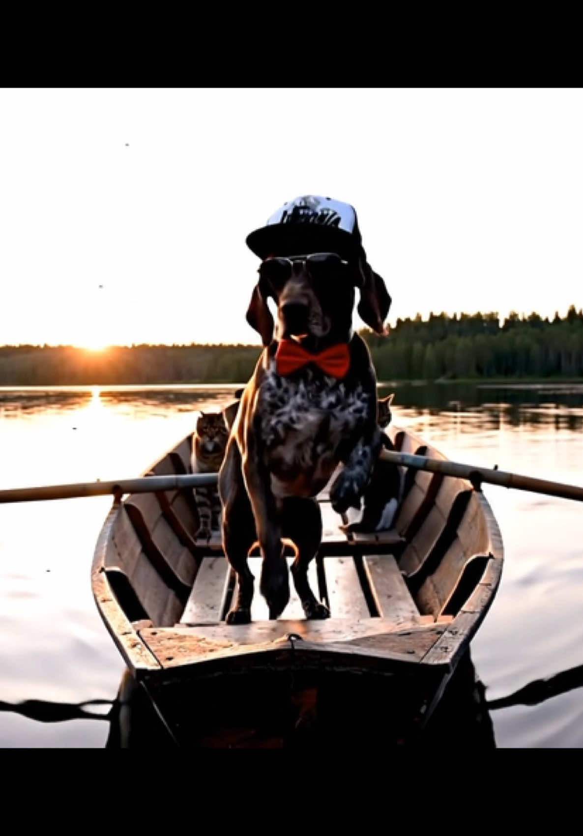 Dog Make Aurafarming on Boat  #aurafarming #dog #gsp  #vibe #Summer #viraltiktok #trending #memes #ai 