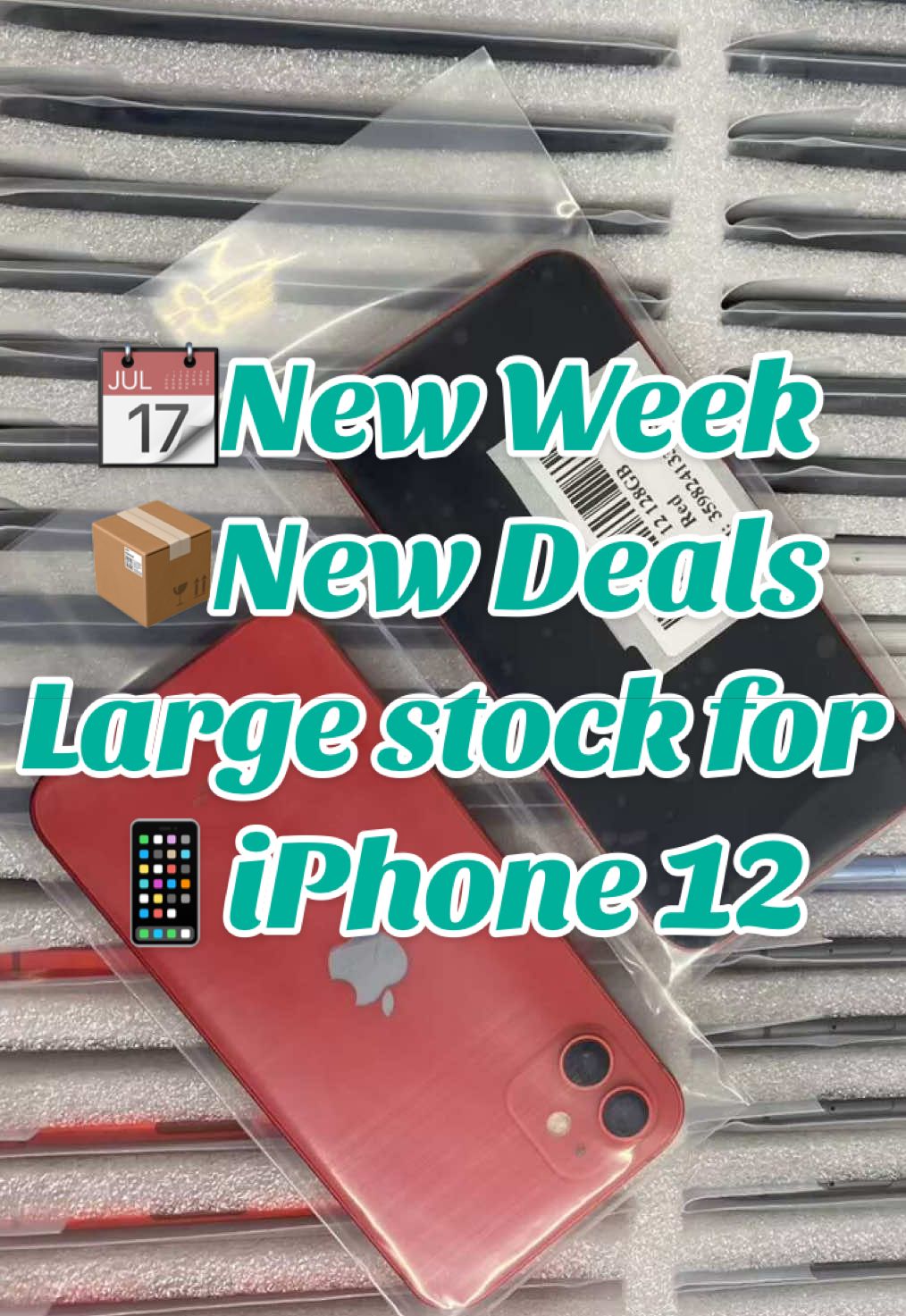 New Week🎉New Deals ✌️ ​Large stock for iPhone 12 ​Come on!🚀Ask the best price now! #wts #fyp #apple #iphone12 #wholesale #bulkprice #fastdelivery 