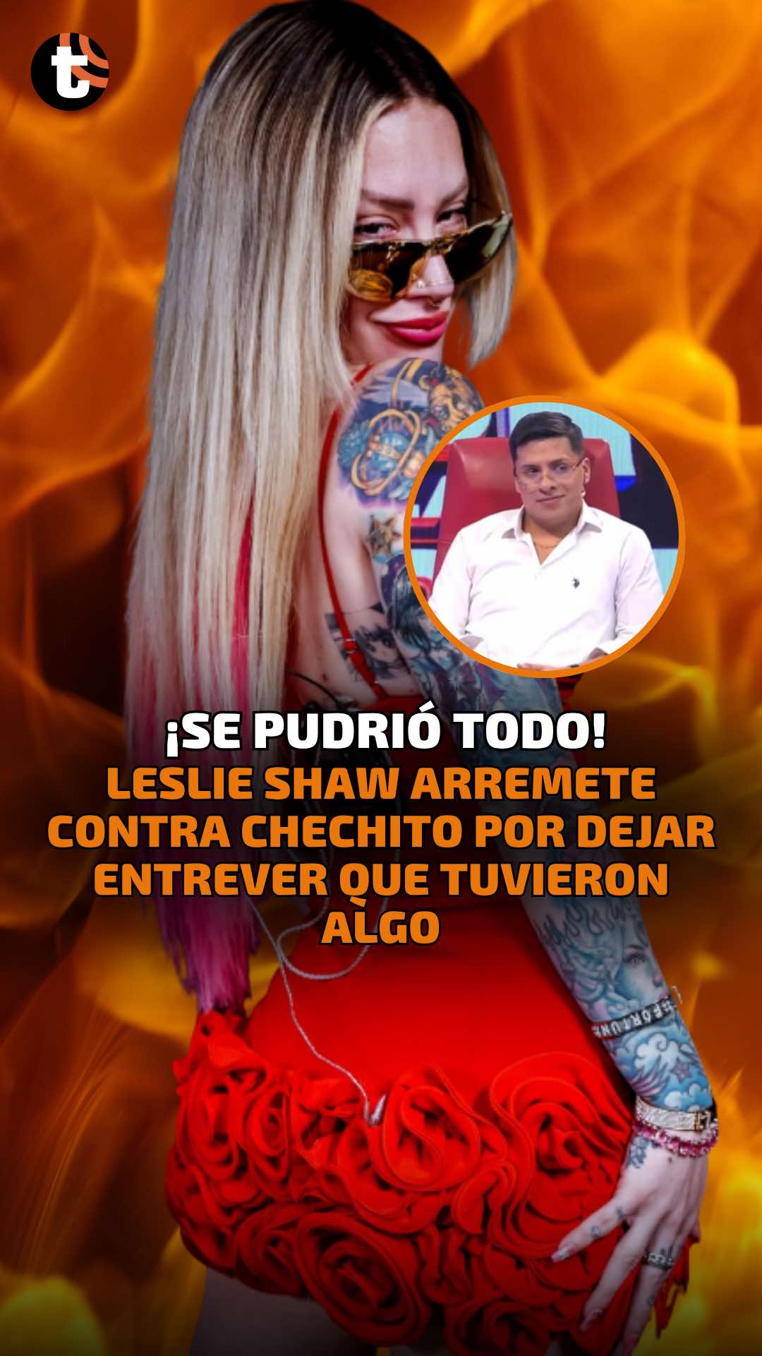 ¡Chechito, lo que te espera! 🥶 Leslie Shaw explotó contra el cantante tras sus últimas declaraciones en El valor de la verdad. #Chechito #LeslieShaw #ElValorDeLaVerdad #trome 