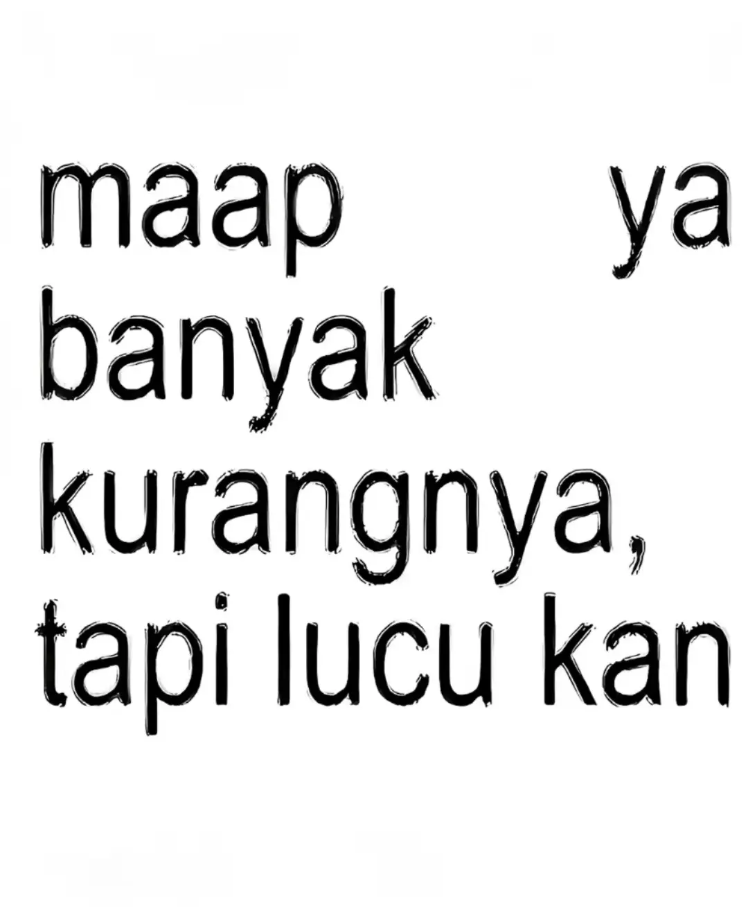 pap sesudah solatnya mba