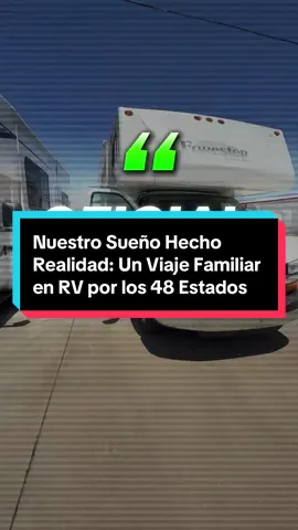 Nuestro Sueño Hecho Realidad: Un Viaje Familiar en RV por los 48 Estados. Hablamos sobre nuestro sueño hecho realidad de viajar por los 48 estados en una casa rodante. No es solo un viaje de vacaciones, sino una misión para apoyar a pequeños restaurantes familiares, compartir sus historias y orar por sus negocios. Somos una familia de cuatro y haremos este viaje juntos, aunque mi hijo se quedará con su papá por la escuela y los deportes. Este será nuestro hogar por un tiempo mientras recorremos el país, unidos en cada milla, cada comida y cada momento. Más que un simple road trip, se trata de impacto, obediencia, fe y construir algo que nos trascienda. Estamos completamente comprometidos y esperamos que nos acompañes en este camino. #RVLife #FamilyRoadTrip #SupportLocalBusiness #FaithJourney #ImpactMission 